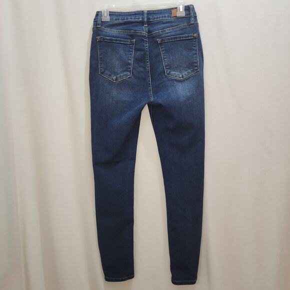 Judy Blue Skinny Fit Button Fly Distressed Stretch Jeans JB8855DK-R , Size 9/29 - Picture 2 of 7